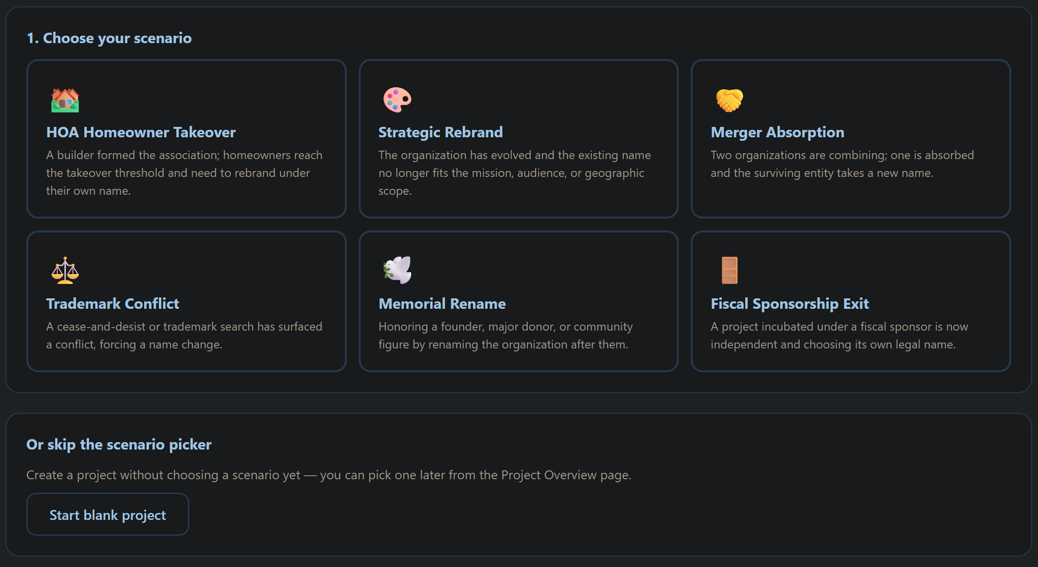 Name Change checklist